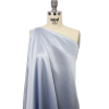 Premium Icelandic Blue Silk Charmeuse - Spiral | Mood Fabrics