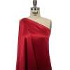 Premium Tango Red Silk Charmeuse - Spiral | Mood Fabrics