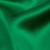 Premium Kelly Green Silk Charmeuse - Detail | Mood Fabrics
