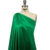Premium Kelly Green Silk Charmeuse - Spiral | Mood Fabrics