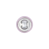 Mood Exclusive Lavender Fog Silk Covered Button - 20L/12.5mm - Detail | Mood Fabrics