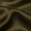 Premium Olive Green Stretch Silk Charmeuse - Detail | Mood Fabrics