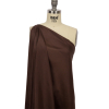 Premium Dark Brown China Silk/Habotai - Spiral | Mood Fabrics