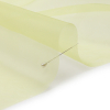 Premium Sunny Lime Silk Organza - Detail | Mood Fabrics