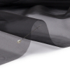 Premium Black Wide Silk Organza - Detail | Mood Fabrics