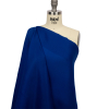 Premium Mazarine Blue Wide Silk Satin Face Organza - Spiral | Mood Fabrics