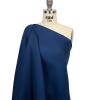 Premium Estate Blue Wide Silk Satin Face Organza - Spiral | Mood Fabrics