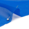 Premium Princess Blue Silk Chiffon - Detail | Mood Fabrics