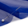 Premium Mazarine Blue Silk Chiffon - Detail | Mood Fabrics