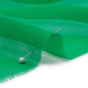 Premium Kelly Green Silk Chiffon - Detail | Mood Fabrics