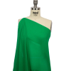 Premium Kelly Green Silk Chiffon - Spiral | Mood Fabrics