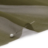 Premium Olive Green Silk Wide Chiffon - Detail | Mood Fabrics