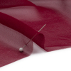 Premium Maroon Silk Wide Chiffon - Detail | Mood Fabrics