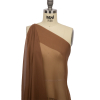Premium Light Brown Silk Wide Chiffon - Spiral | Mood Fabrics