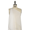 Premium Whisper White Silk Crinkled Chiffon - Spiral | Mood Fabrics