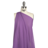 Premium Bright Purple Silk Crinkled Chiffon - Spiral | Mood Fabrics