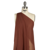 Premium Mahogany Silk Crinkled Chiffon - Spiral | Mood Fabrics