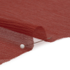 Premium Rust Silk Crinkled Chiffon - Detail | Mood Fabrics