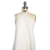 Premium Whisper White Silk Double Georgette - Spiral | Mood Fabrics