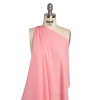 Premium Candy Pink Silk Double Georgette - Spiral | Mood Fabrics
