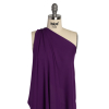 Premium Majesty Purple Silk Double Georgette - Spiral | Mood Fabrics