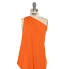 Premium Burnt Orange Silk 4-Ply Crepe - Spiral | Mood Fabrics