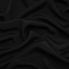 Premium Black Silk 4-Ply Crepe | Mood Fabrics