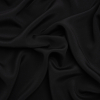Premium Black Silk Wide 4-Ply Crepe | Mood Fabrics
