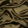 Premium Olive Green Silk Crepe Back Satin | Mood Fabrics