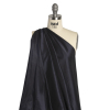 Premium Blue Black Silk Taffeta - Spiral | Mood Fabrics