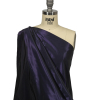 Italian Metallic Purple Premium Polyester Taffeta - Spiral | Mood Fabrics
