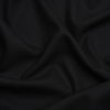 Premium Black Single Wool Crepe | Mood Fabrics