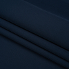 Navy Stretch Recycled Polyester 4 Ply Crepe - Folded | Mood Fabrics