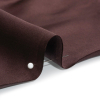 Premium Dark Aubergine Silk Duchesse Satin - Detail | Mood Fabrics