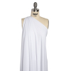 Premium White Rayon Matte Jersey - Spiral | Mood Fabrics