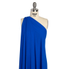 Premium Royal Blue Rayon Matte Jersey - Spiral | Mood Fabrics