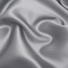 Premium Italian Gray Dawn Polyester and Silk Mikado Pique | Mood Fabrics