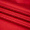 Premium Italian True Red Polyester and Silk Mikado Pique - Folded | Mood Fabrics