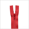820 Bright Red 24 Regular Zipper | Mood Fabrics