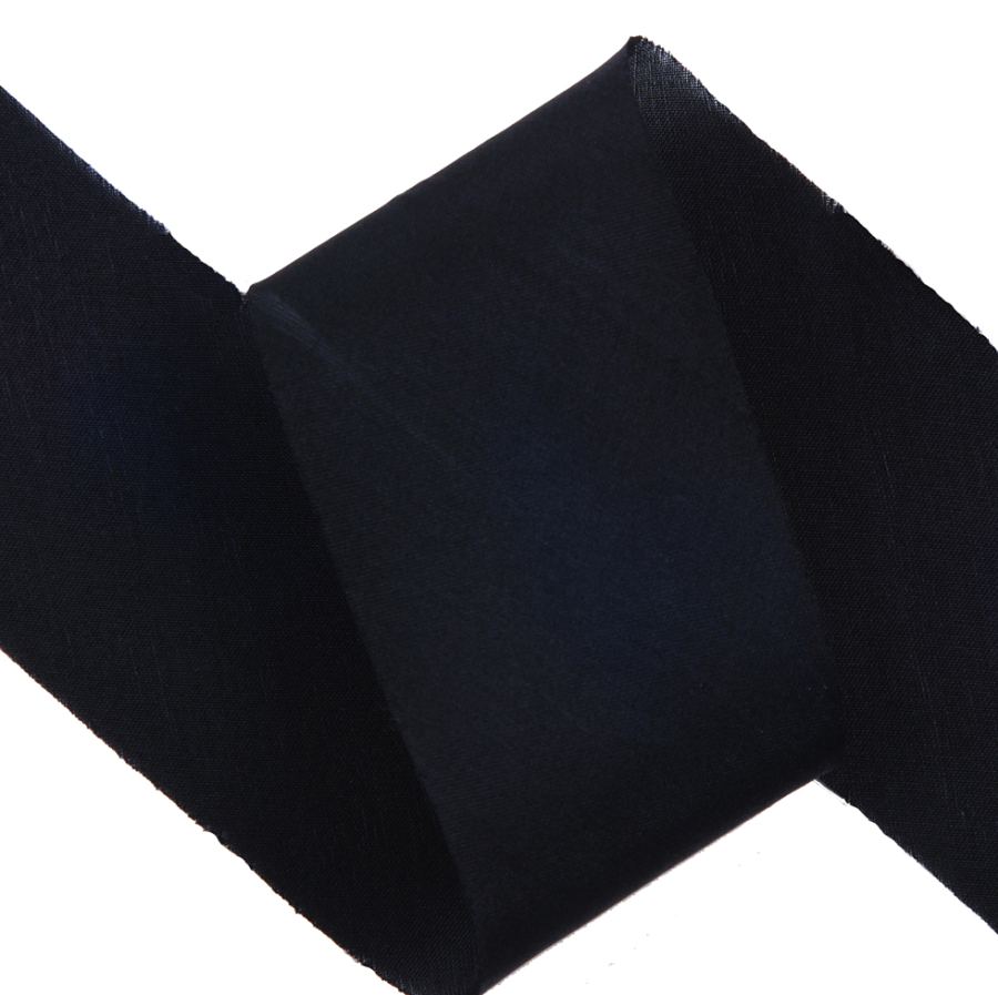 Raven Hand-Dyed Silk Ribbon - 1.5 | Mood Fabrics