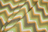 Spanish Green/Orange Geometric Poly/Cotton Canvas - Folded | Mood Fabrics