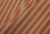 Sienna, Wheat and Olive Striped Handwoven Cotton - Folded | Mood Fabrics