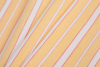 Impala Pink and White Striped Cotton Canvas - Folded | Mood Fabrics
